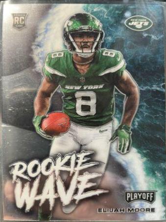 Elijah Moore #RW-EMO Football Cards 2021 Panini Playoff Rookie Wave
