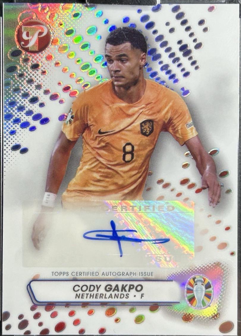 Cody Gakpo #PA-CG Soccer Cards 2023 Topps Pristine Road to Euro 2024 Autograph