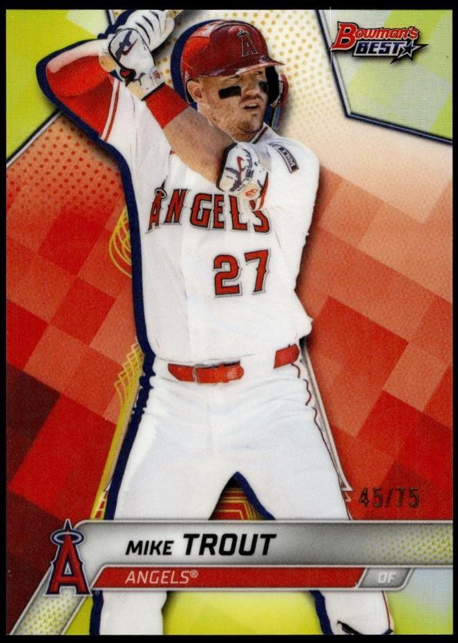 Mike Trout [Yellow Refractor] #26