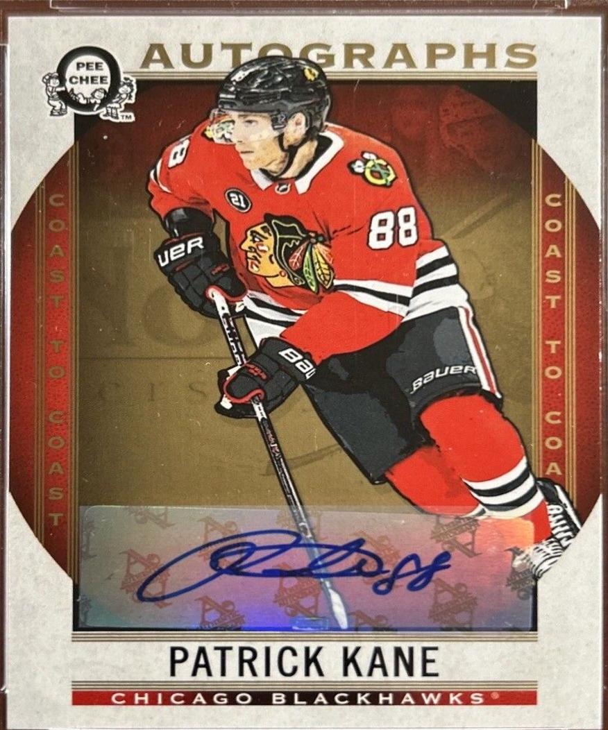 Patrick Kane #130 Hockey Cards 2018 O-Pee-Chee Coast-to-Coast Autographs