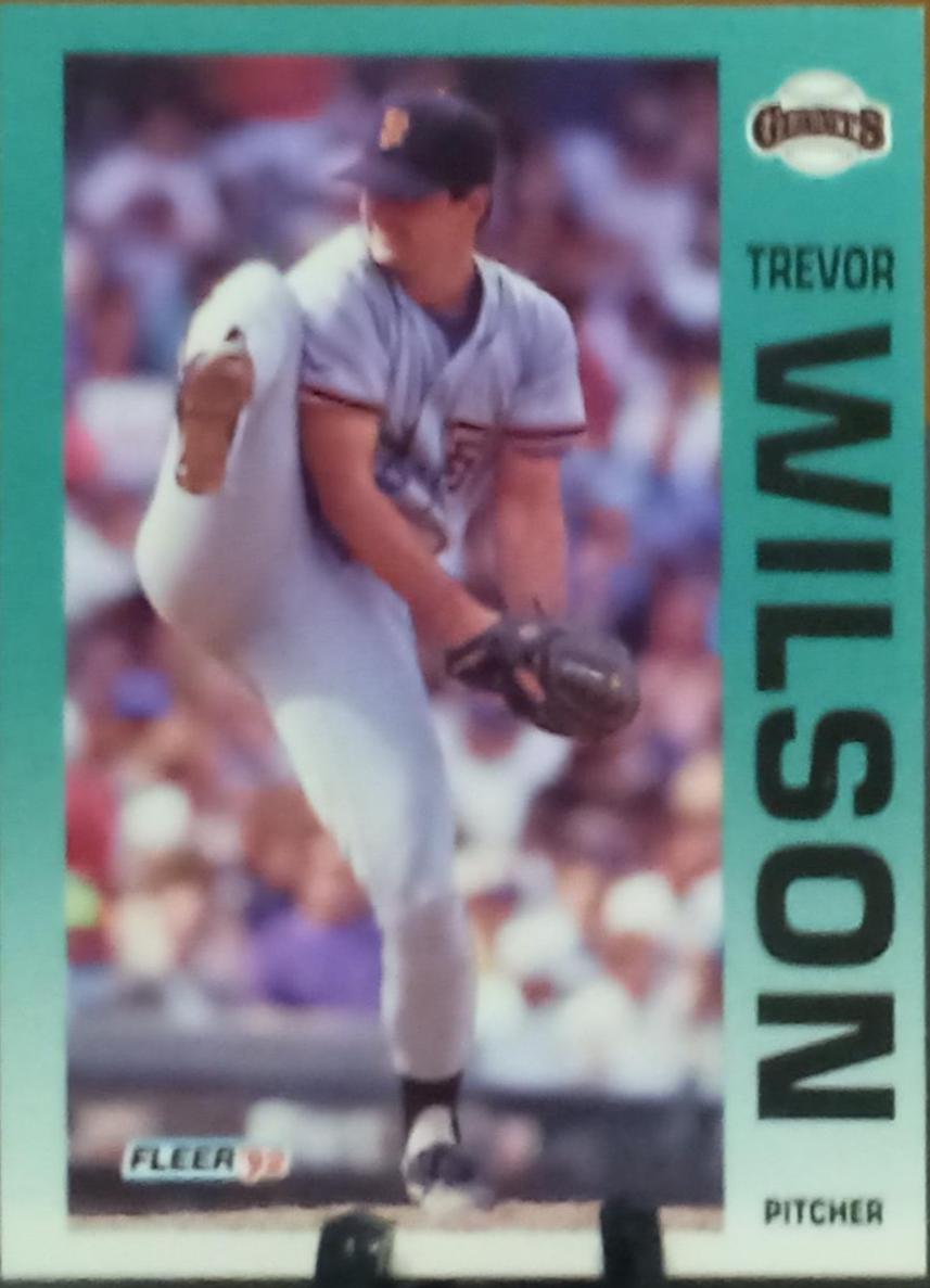Trevor Wilson #651 Baseball Cards 1992 Fleer