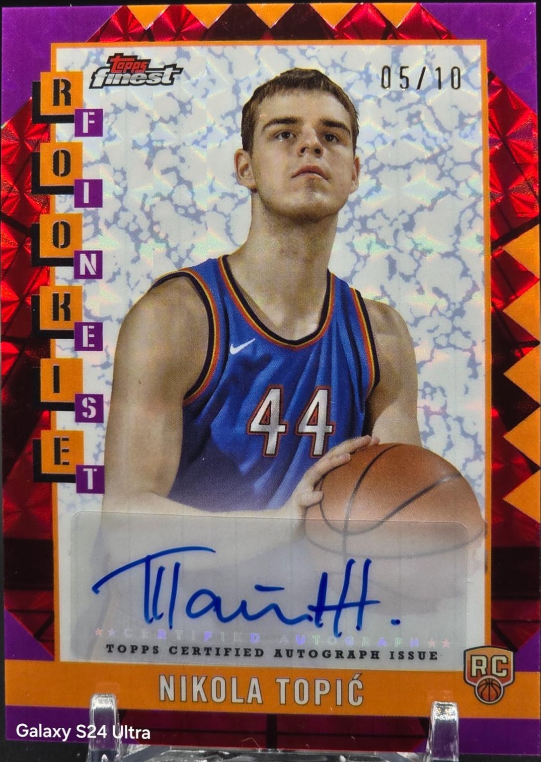 Nikola Topic [Red Black Geometric Refractor] #RFA-NT