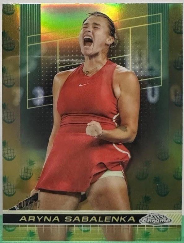 Aryna Sabalenka [Pineapple Refractor] #21 Prices | 2024 Topps