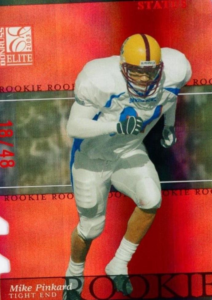 Mike Pinkard #158 2003 Panini Donruss Elite Football