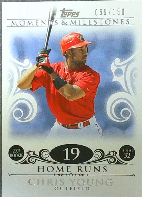 Chris Young #53 2008 Topps Moments & Milestones Baseball