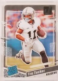 Tre Tucker #87 Football Cards 2023 Clearly Donruss