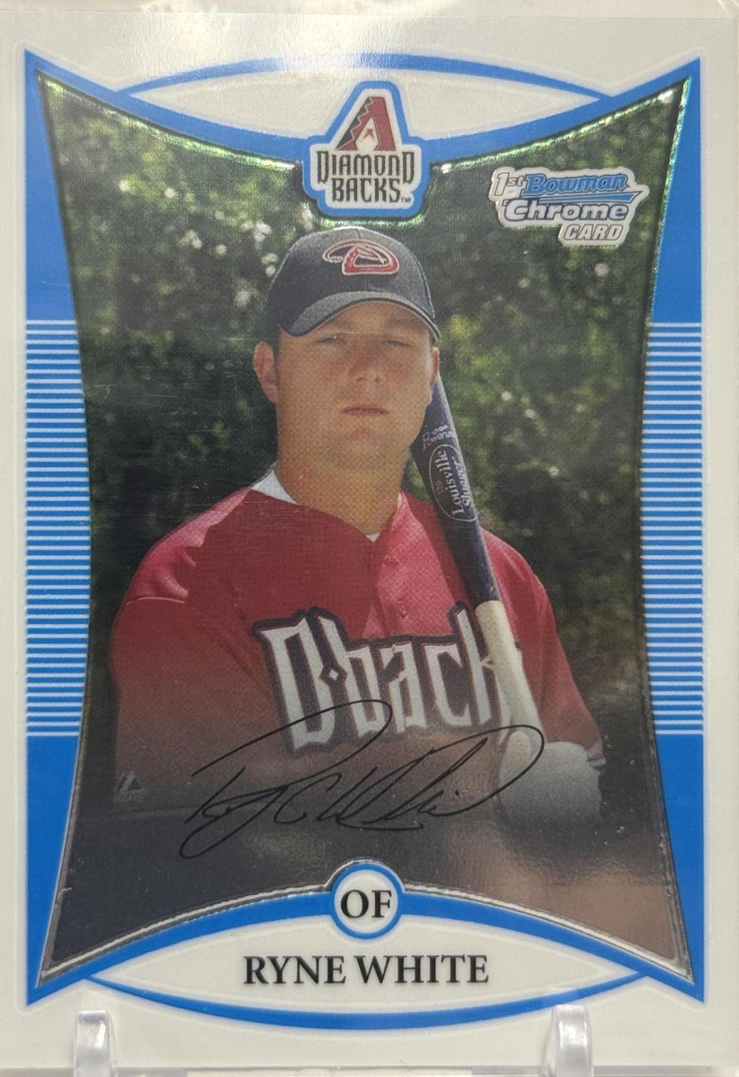 Ryne White #BDPP52 2008 Bowman Draft Picks & Prospects Baseball Chrome Prospects