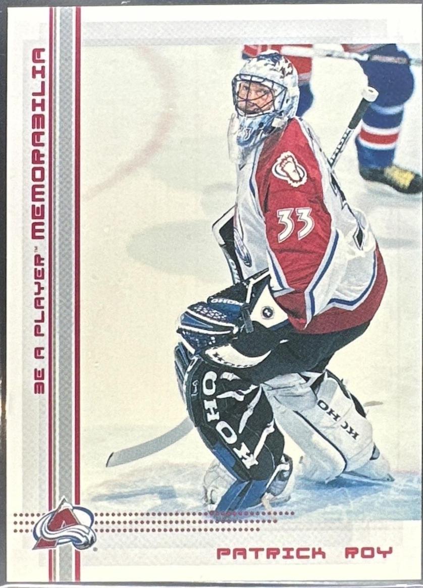 Patrick Roy #104 2000 Be A Player Memorabilia Hockey