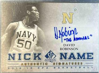 David Robinson The Admiral