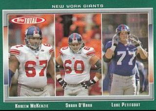 Kareem McKenzie, Luke Petitgout, Shaun O'Hara