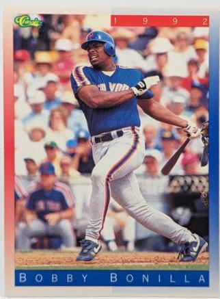 Bobby Bonilla #T47 Baseball Cards 1992 Classic