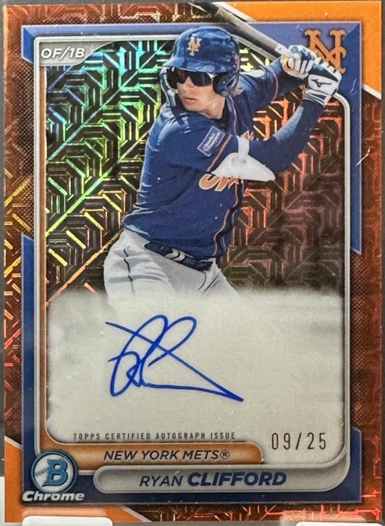 Ryan Clifford [Orange Mojo Refractor] #BMA-RC