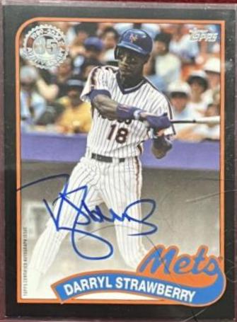 Darryl Strawberry [Black] #89BA-DST