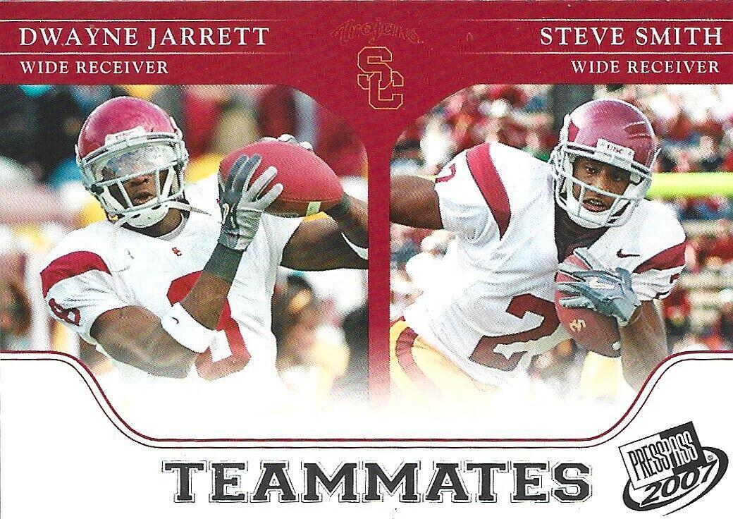 Dwayne Jarrett, Steve Smith #97 2007 Press Pass Football