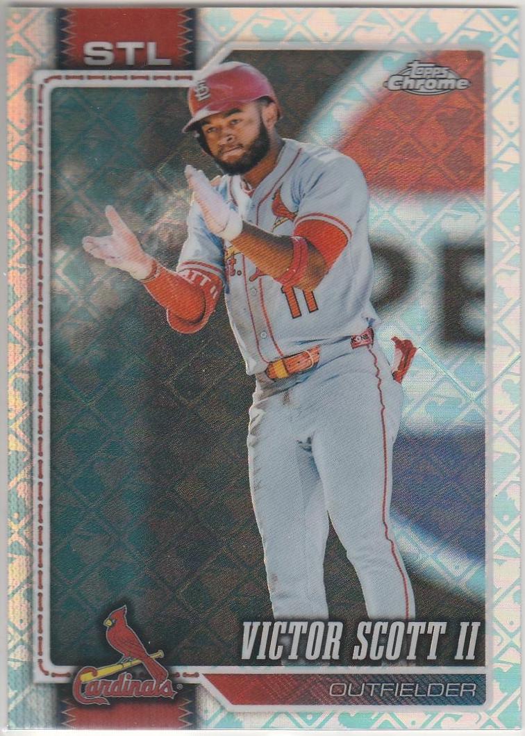 Victor Scott II #53 2026 Topps Chrome Logofractor Baseball