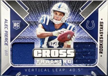 Alec Pierce #CT-AP Football Cards 2022 Panini Rookies & Stars Cross Training