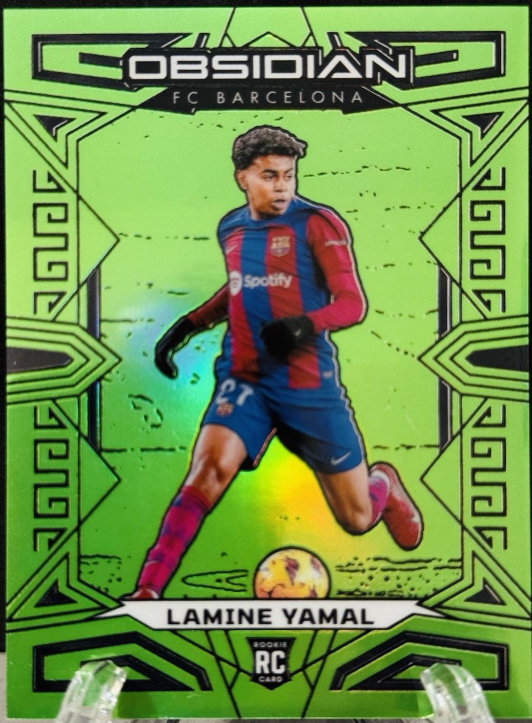 Lamine Yamal [Neon Green Flood Electric Etch] #152 Prices | 2023