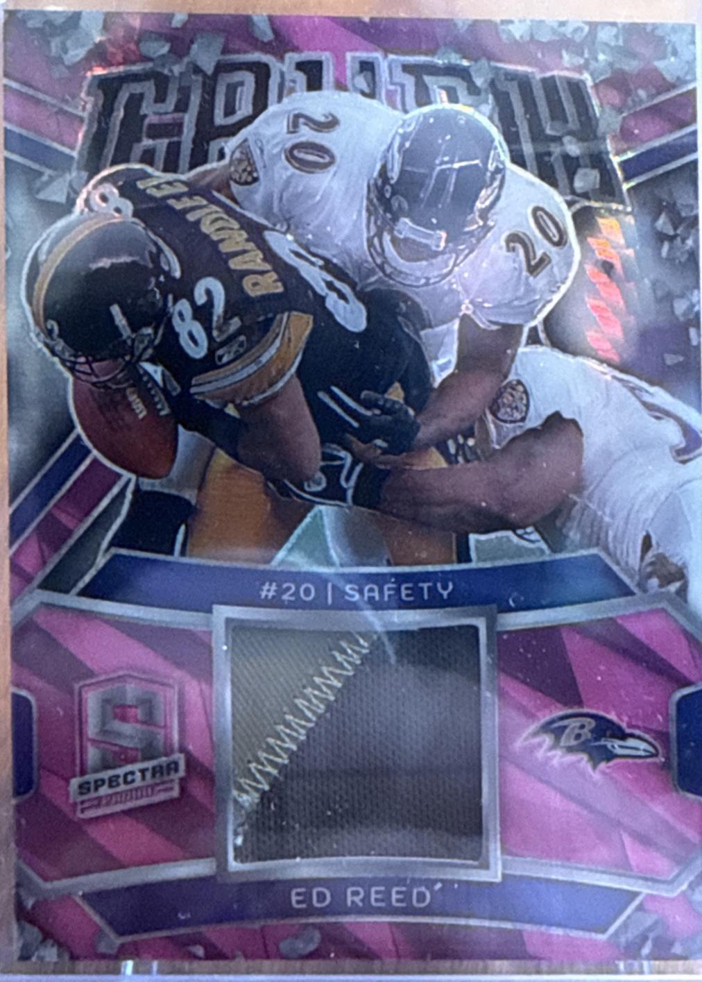 Ed Reed [Pink Neon] #CRU-ERD