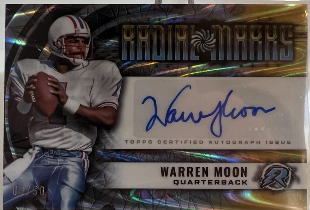 Warren Moon [Gold Power Surge] #RM-WM
