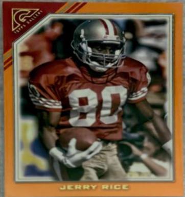 Jerry Rice [Orange Rainbow Foilboard] #391