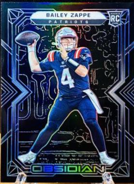 Bailey Zappe #141 2022 Panini Obsidian Football