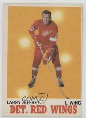 Larry Jeffrey #28 Hockey Cards 1970 O-Pee-Chee