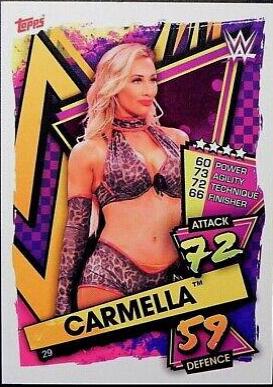 Carmella #29 Wrestling Cards 2021 Topps Slam Attax WWE