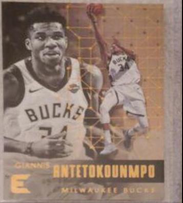 Giannis Antetokounmpo #34 Basketball Cards 2017 Panini Essentials