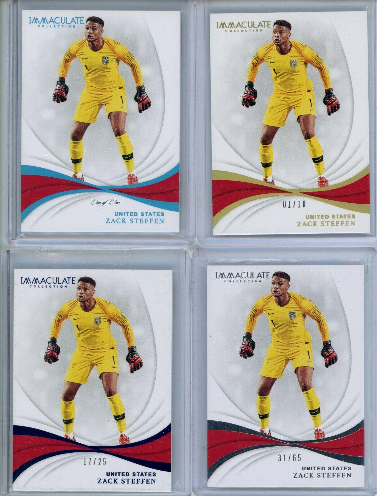 Zack Steffen #47 Soccer Cards 2018 Panini Immaculate