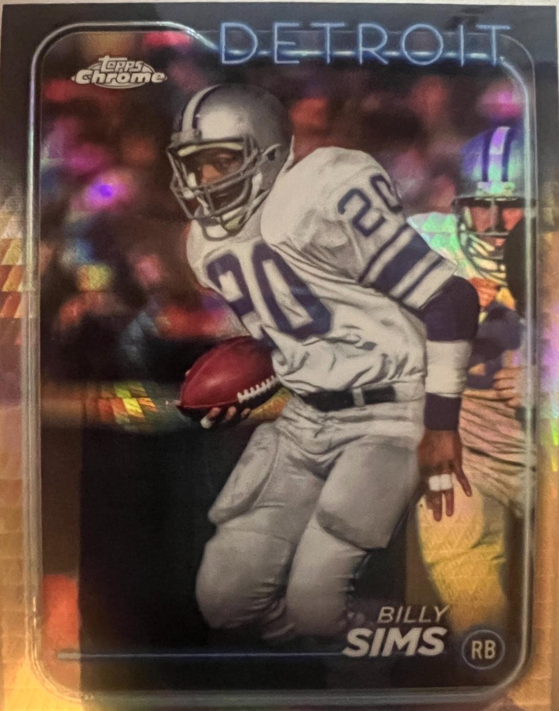 Billy Sims [Prism Refractor] #70