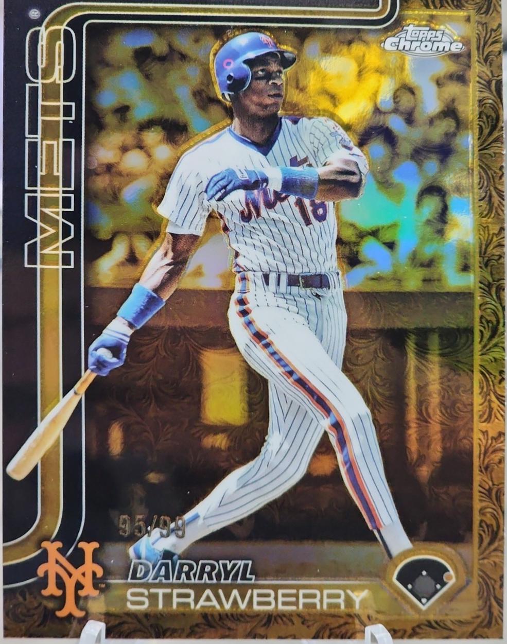 Darryl Strawberry #35 2025 Topps Gilded Collection Baseball