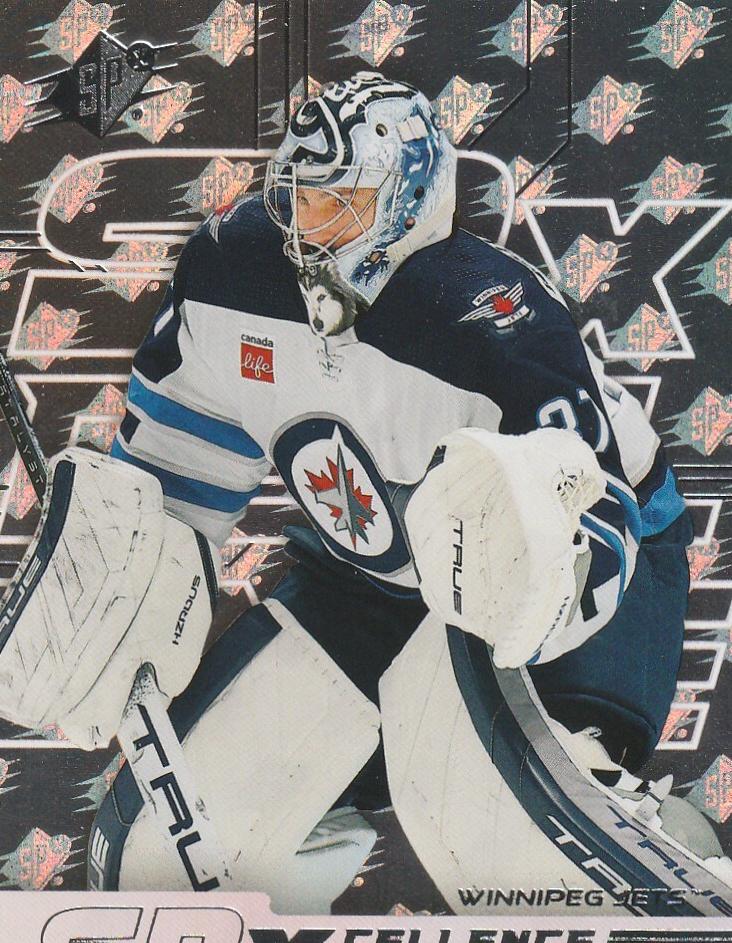 Connor Hellebuyck #XC-CH Hockey Cards 2024 SPx SPxCellence