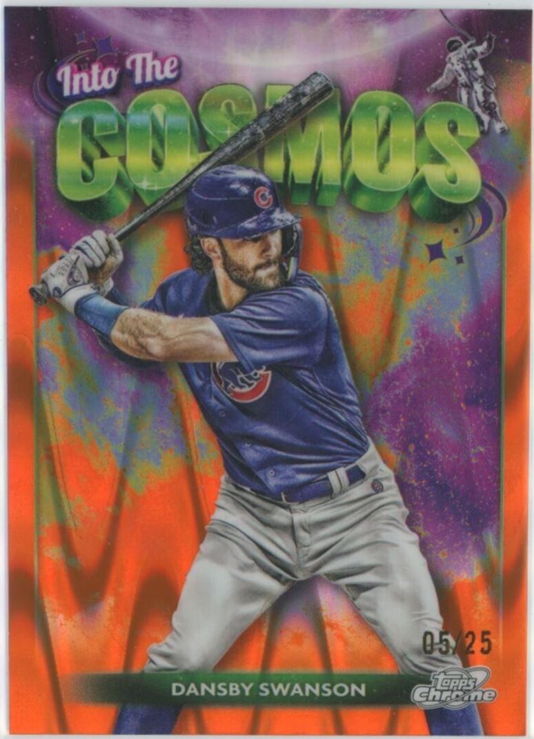 Dansby Swanson [Orange Galactic Refractor] #ITC-16