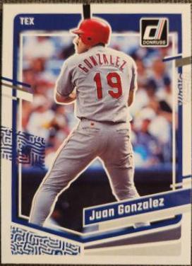 Juan Gonzalez #197 2023 Panini Donruss Baseball