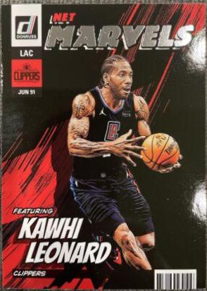 Kawhi Leonard #1 Basketball Cards 2022 Panini Donruss Net Marvels
