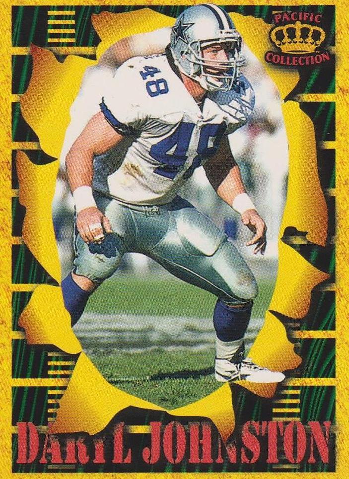 Daryl Johnston #SM43 1996 Pacific Invincible Smash Mouth Football