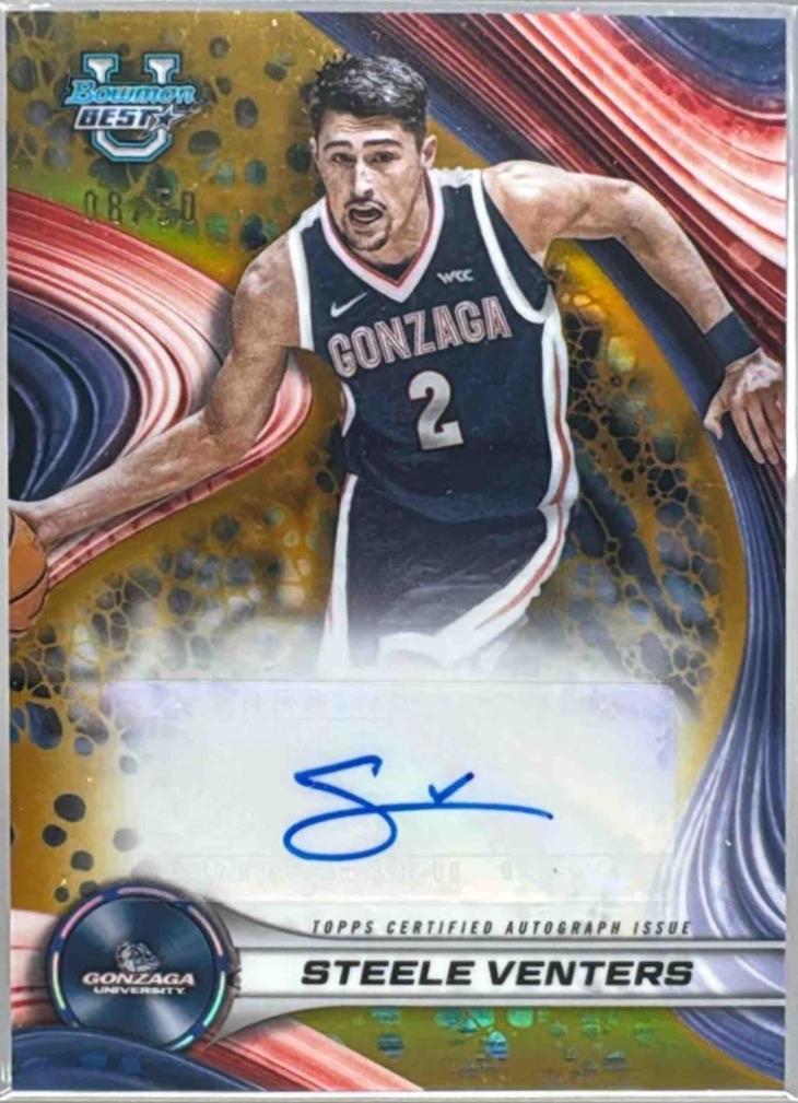 Steele Venters [Gold Refractor] #B24-SVE