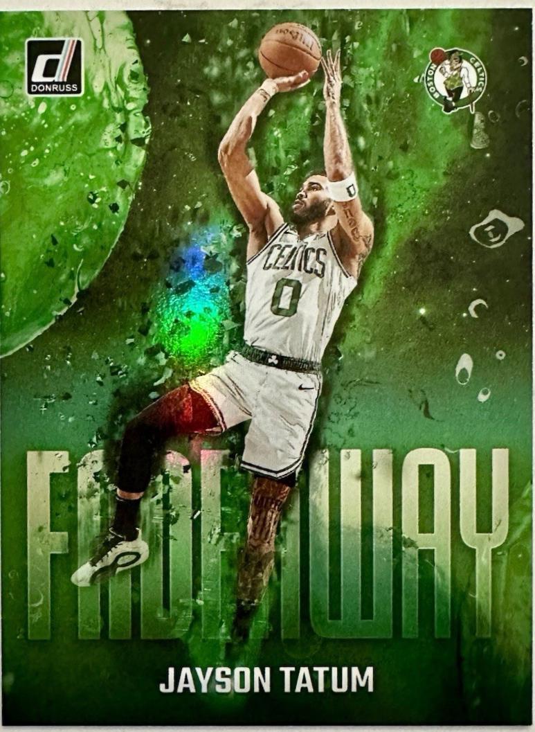 Jayson Tatum #10 Basketball Cards 2024 Panini Donruss Fadeaway