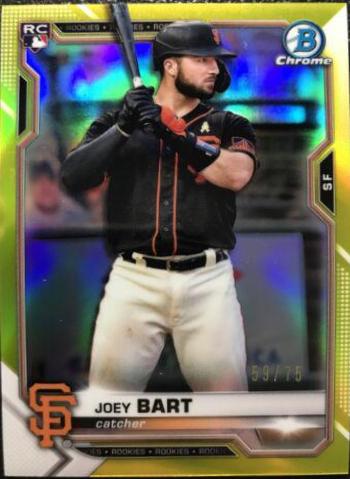 Joey Bart [Yellow Refractor] #23