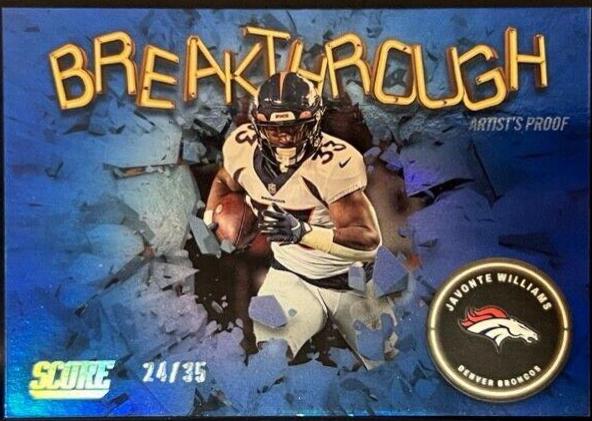 Javonte Williams [Artist's Proof] #B7