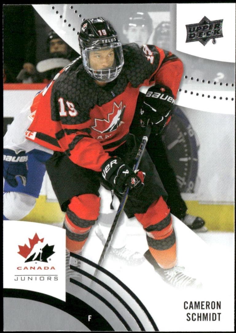 Cameron Schmidt #45 2025 Upper Deck Team Canada Juniors Hockey