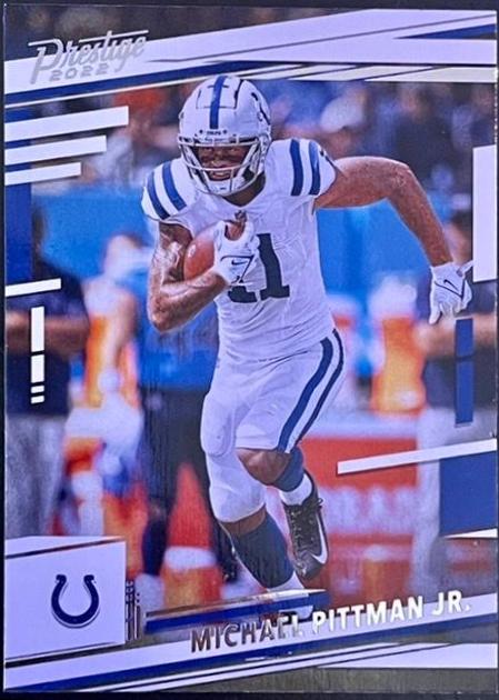 Michael Pittman Jr. #127 Football Cards 2022 Panini Prestige