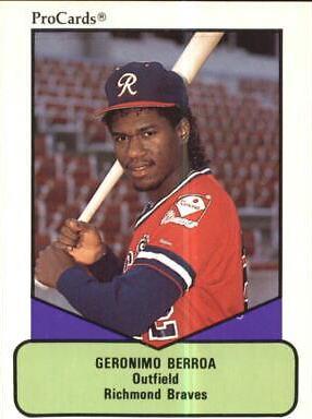 Geronimo Berroa #414 Baseball Cards 1990 ProCards AAA