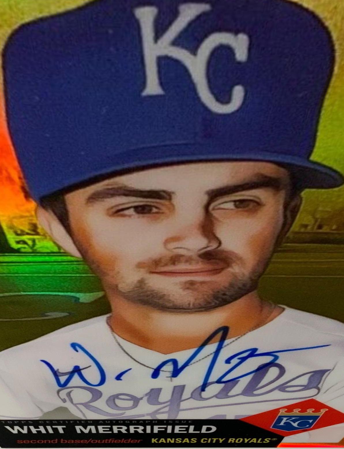 Whit Merrifield [Gold Refractor] #CPA-WM