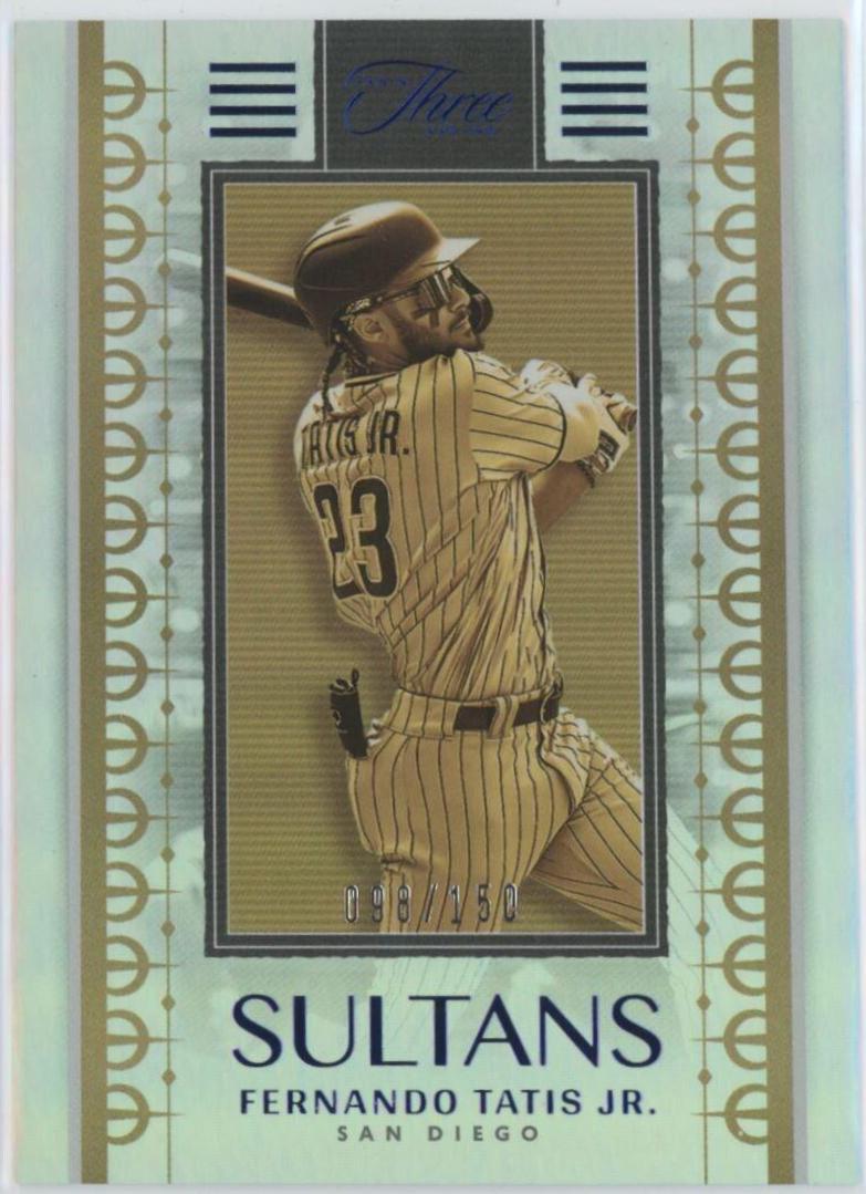 Fernando Tatis Jr. #S-12 Baseball Cards 2022 Panini Three and Two Sultans