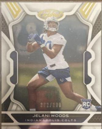 Jelani Woods #171 Football Cards 2022 Panini Certified