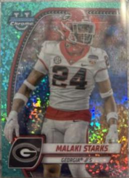 Malaki Starks [Aqua Mini Diamond Refractor] #125