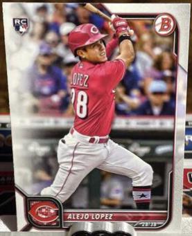 Alejo Lopez #93 Baseball Cards 2022 Bowman