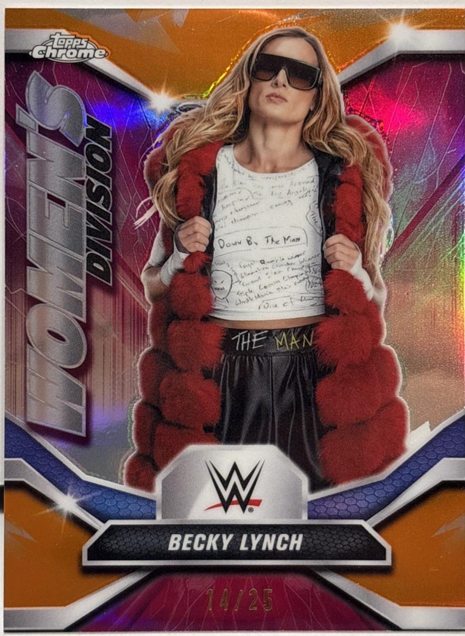 Becky Lynch [Orange Refractor] #WDV-9