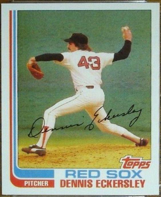 Dennis Eckersley #490 Baseball Cards 1982 Topps